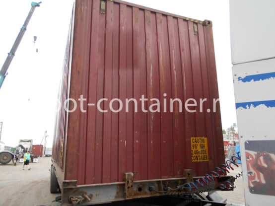 Сухогрузный морской контейнер 40 футов высокий и широкий (40′ High Cube Pallet Wide | 40′ HCPW) Б/У (Фото 1)
