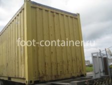 Сухогрузный морской контейнер 20 футов с открывающейся мягкой крышей высокий (20′ High Cube Open Top | 20′ HCOT) Б/У